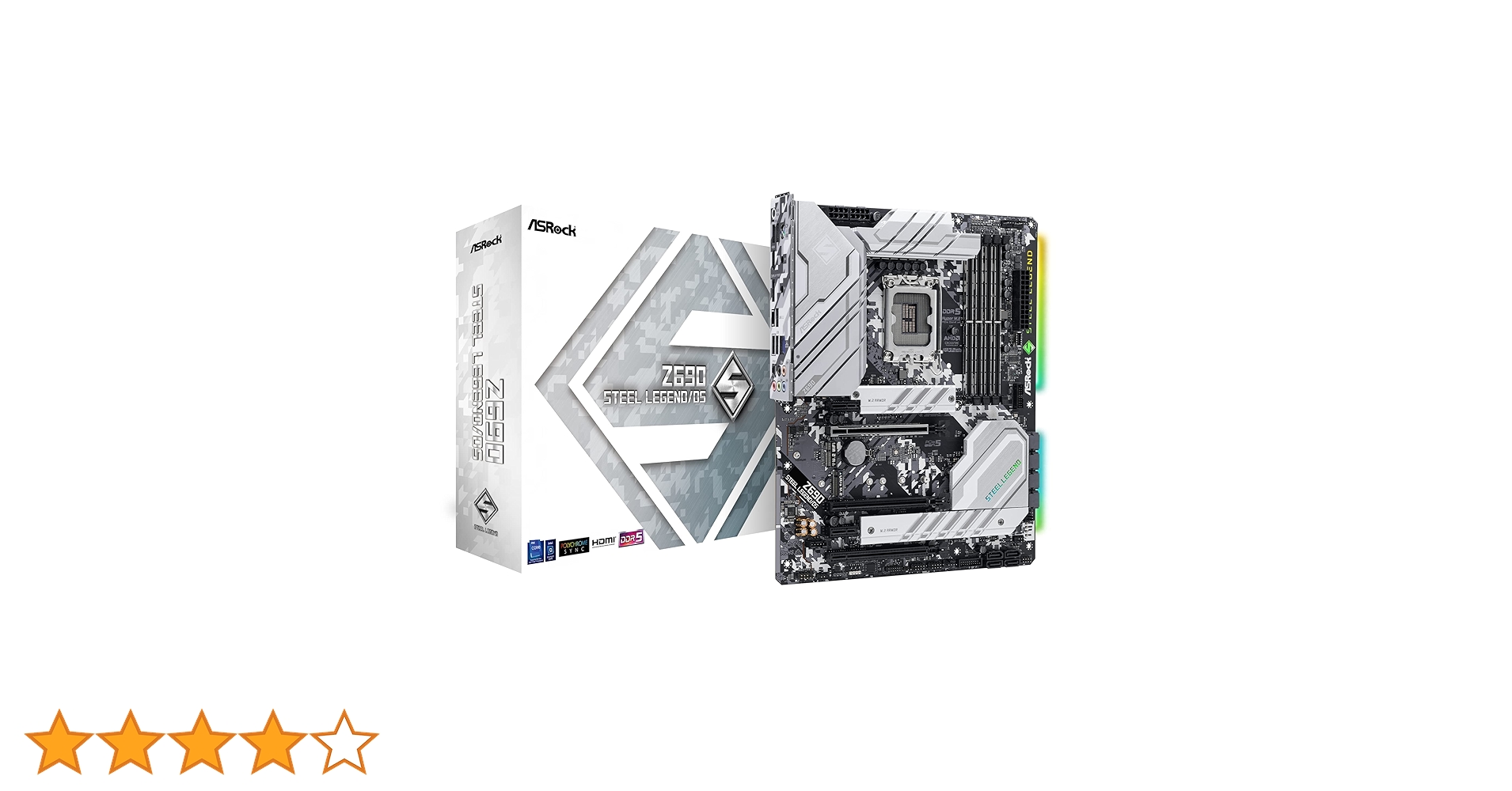 Amazon | ASRock Z690 Steel Legend/D5 シルバー DDR5 メモリ